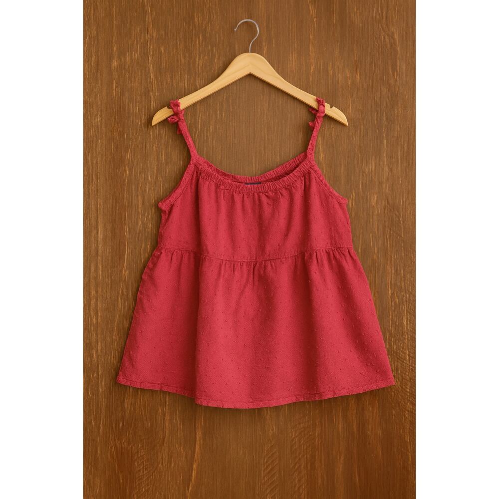 Old Navy Pink Sleeveless Textured Tank Top